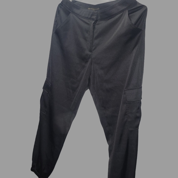 Guess Los Angeles Black Cargo Style Pants - Picture 1 of 6